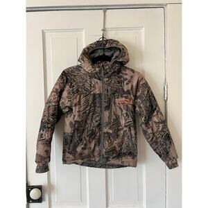 Sitka Kelvin Lite Hoody jacket youth small primaloft hooded open country camo